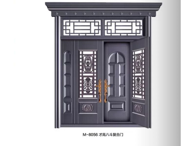 豪華非標鑄鋁拼接門